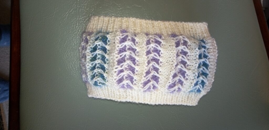 滑り目模様のヘアーバンド