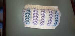 滑り目模様のヘアーバンド