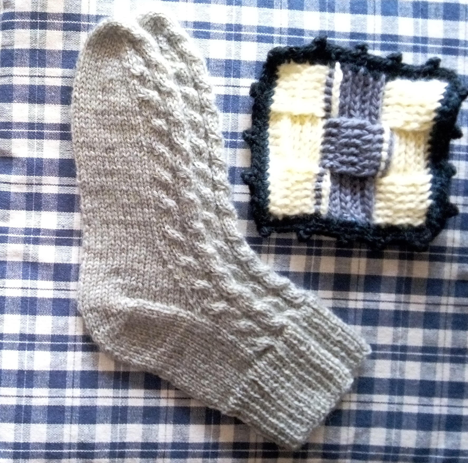 靴下とミニマット